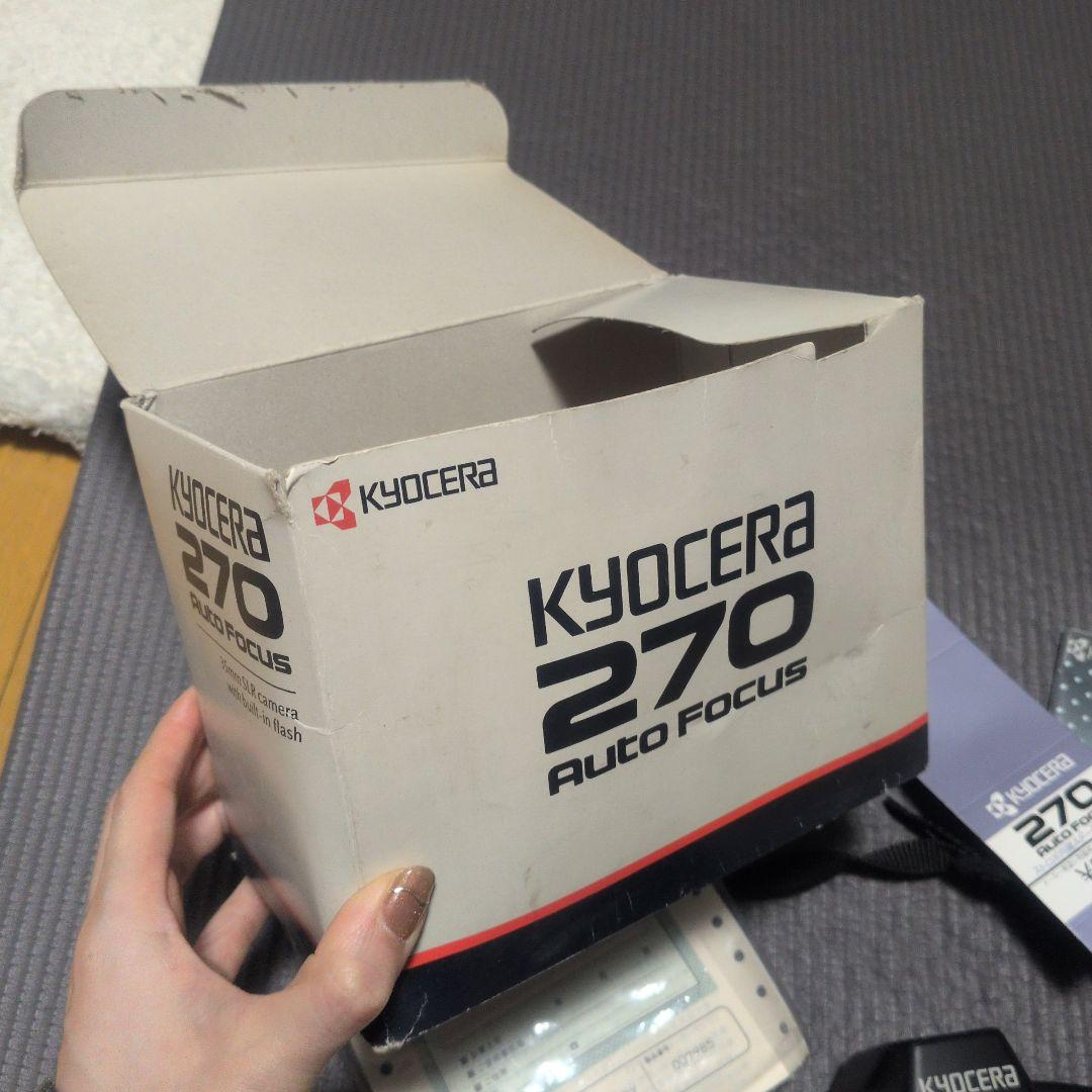 KYOCERA 270 ストロボ内蔵AF一眼レフカメラ 動作確認不明