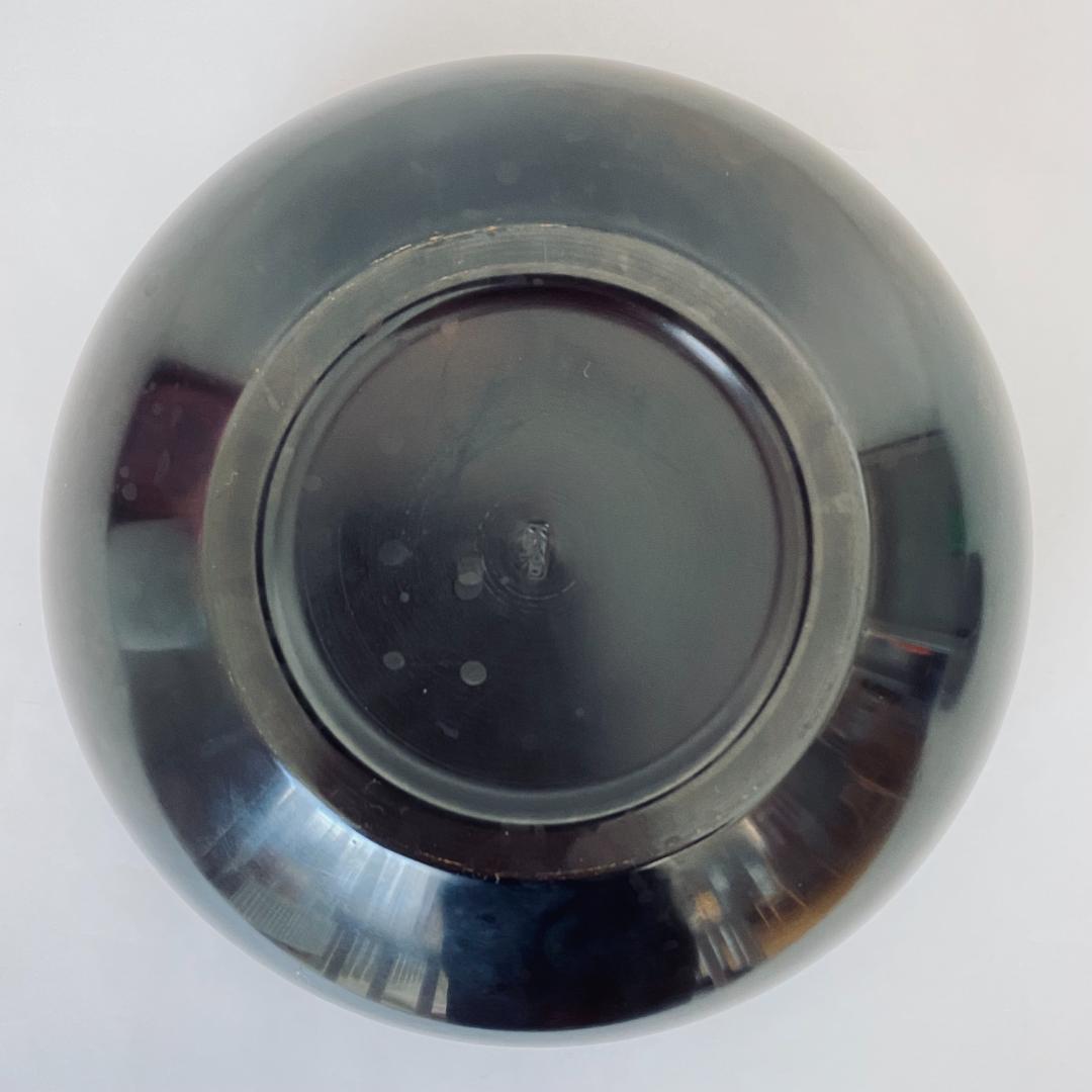 唐銅水指　鋳物師 吉野竹治　共箱入　茶道具　茶器　水差し　木製塗蓋　高岡銅器