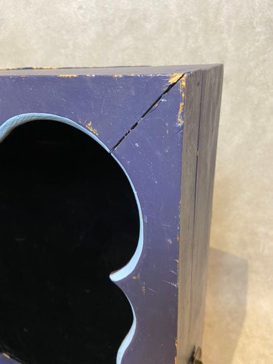 インポート　Antique 飾り枠　ショーイングBOX ディスプレイ木箱