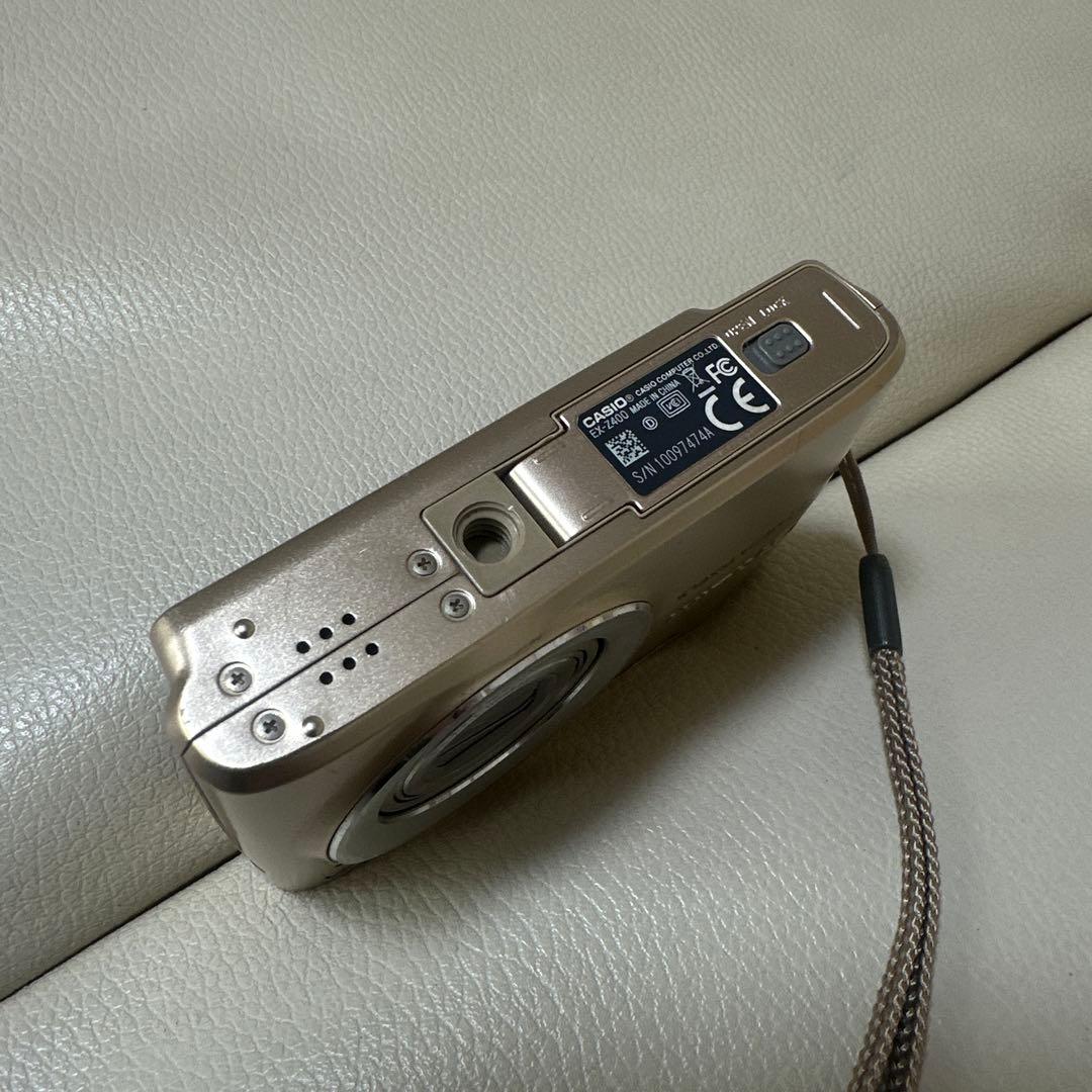 美品/CASIO EXILIM EX-Z400コンパクトデジタルカメラ ゴールド