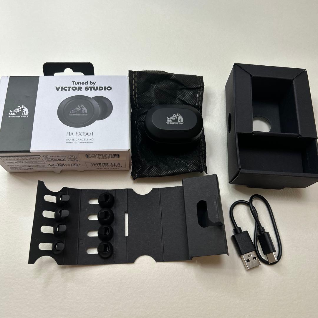 【未使用】【Victor】 HA-FX150T-B【完全ワイヤレスイヤホン】A