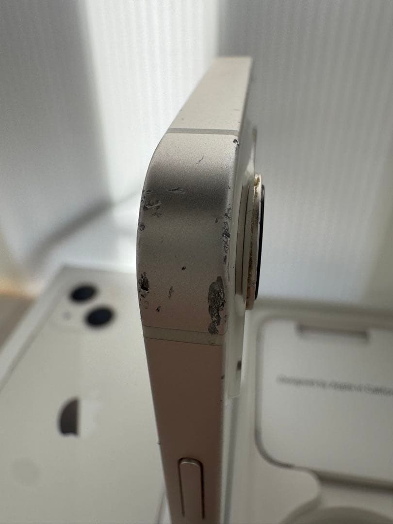 iPhone 13 mini 128GB スターライト BT100%、純正液晶