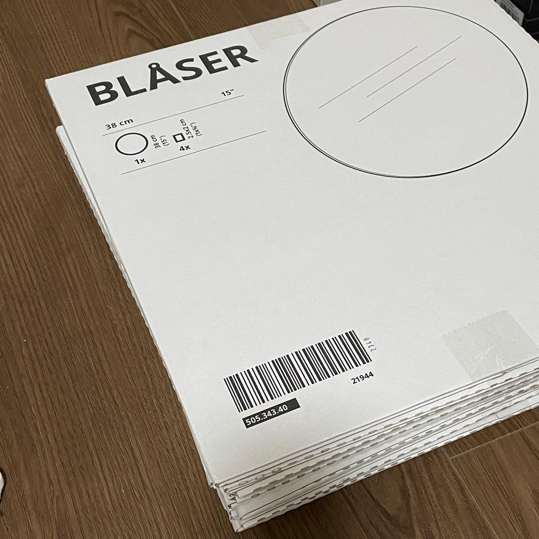 IKEA BLÅSER ミラー 38cm 15枚 DIY用 店舗用 披露宴用丸鏡