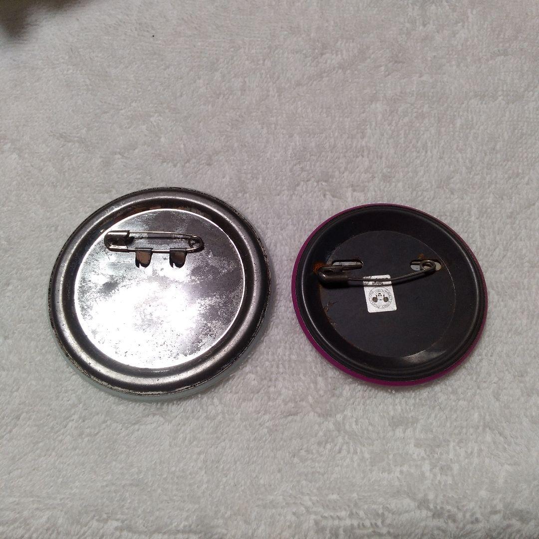 当時物　ミッキー＆ミニー　缶バッチ　昭和レトロ　ビンテージ