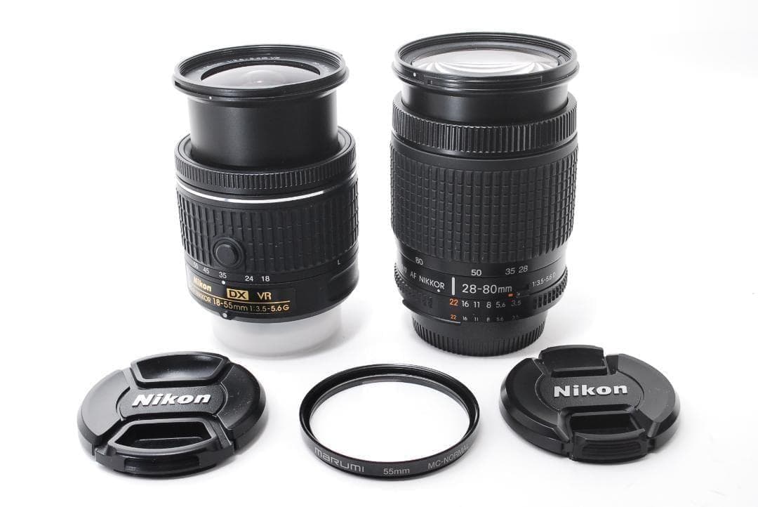 【美品】Nikon D40X＋標準レンズ2本セット 初心者最適