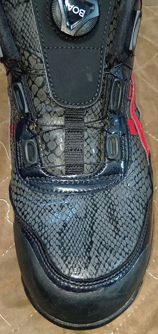 ASICS 安全靴 BOA ブラック/レッド 27