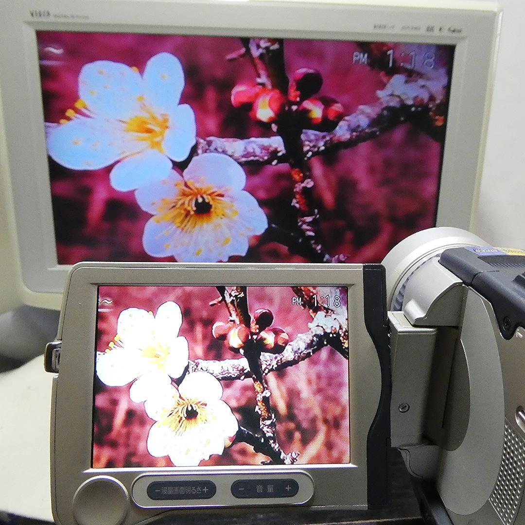 動作品ソニー DCR-TRV30 Mini DVビデオカメラDVDダビングに最適