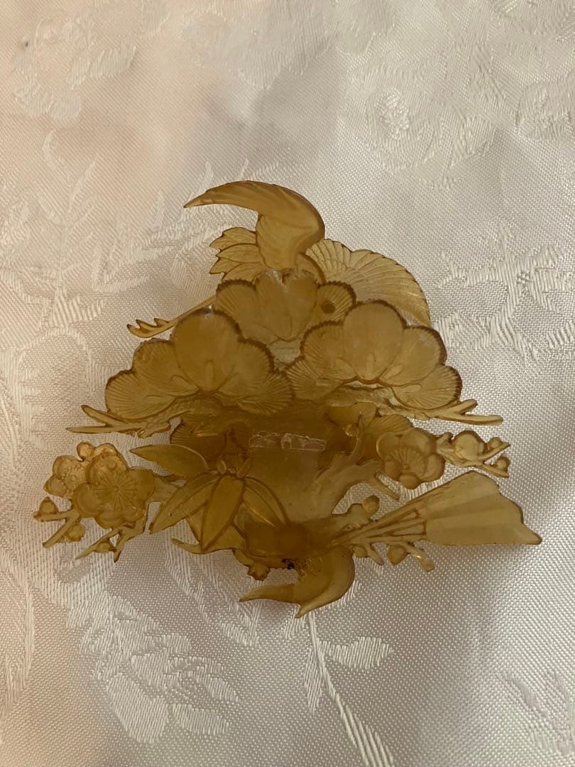 時代物　アンティーク　花嫁　かんざし　べっこう調