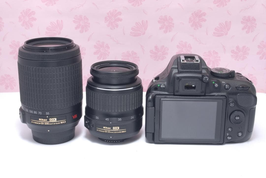 ⭐️望遠レンズセット⭐️Nikon D5200　ニコン　デジタル一眼レフ