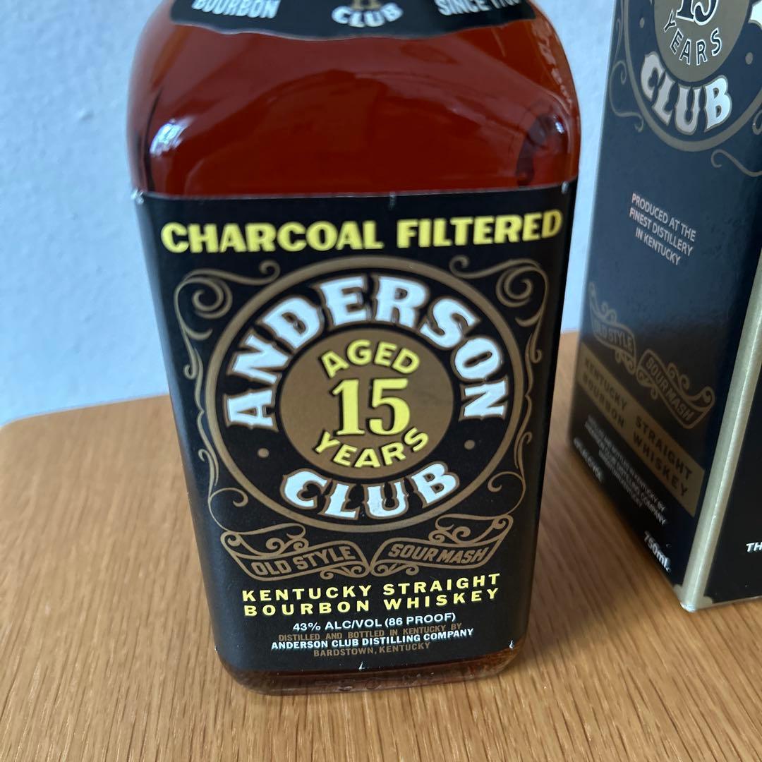 t*m様 ANDERSON CLUB 15年 バーボンウイスキー 750ml