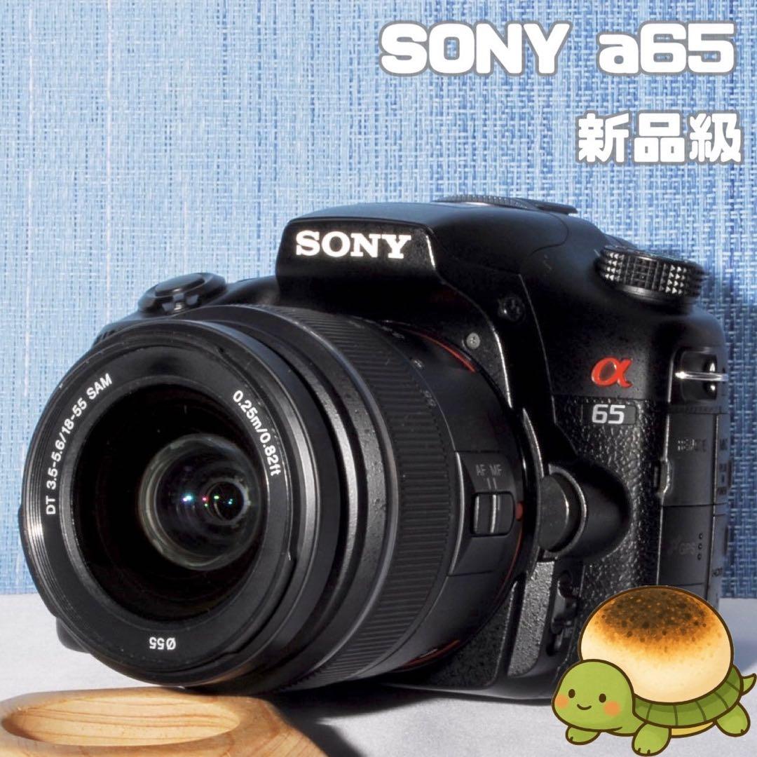 ✨新品級✨ SONY α65 レンズセット★2430万画素★スマホ転送★