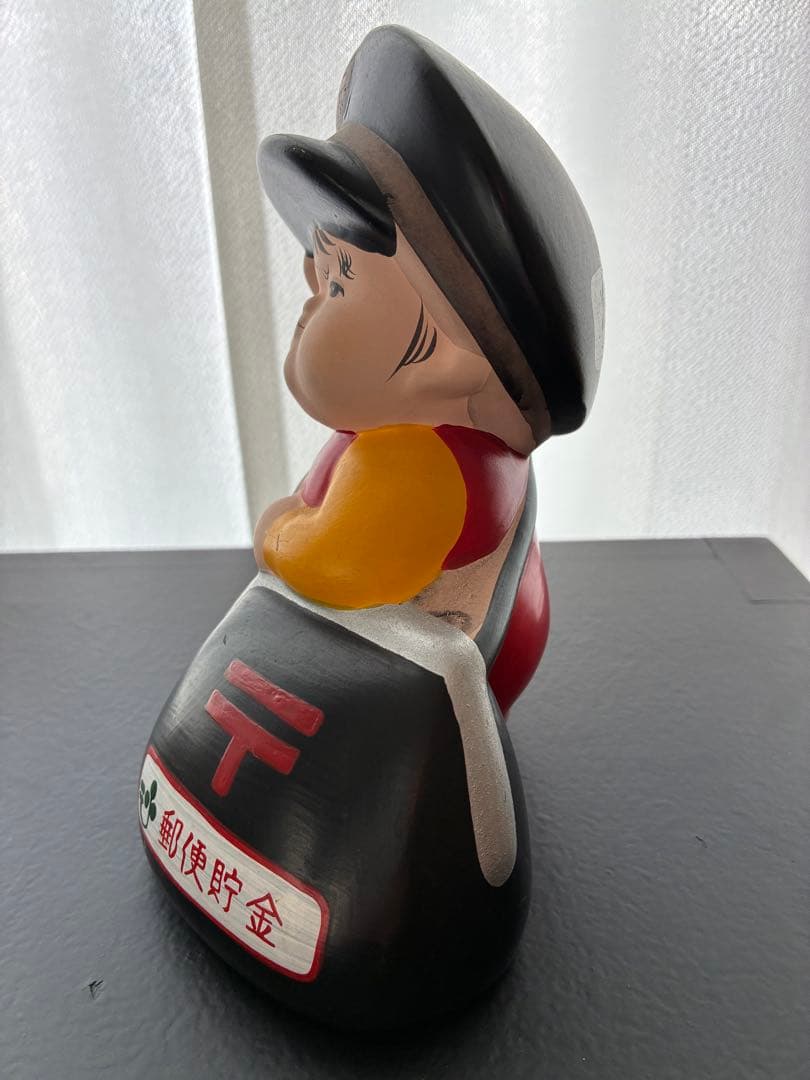昭和 レトロ 美品 郵便 ゆうちゃん 博多人形 置物 ノベルティ レトロ雑貨