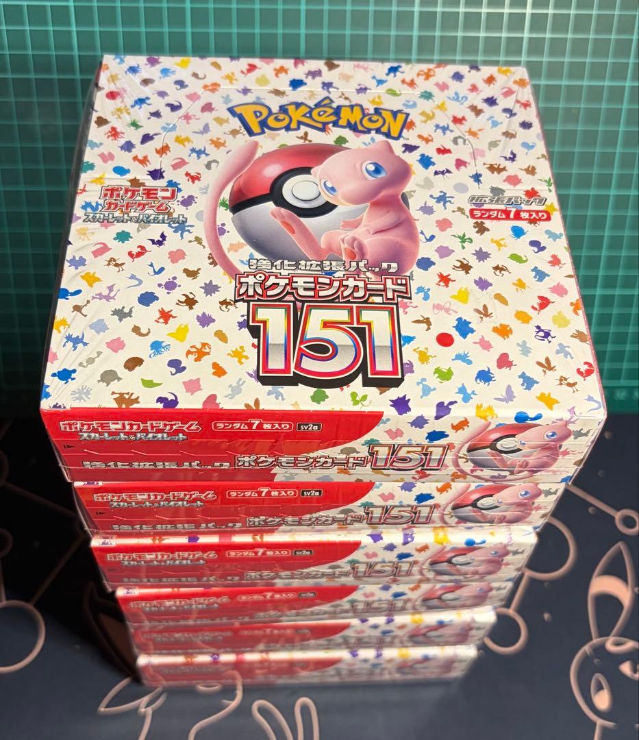 ポケモンカード [sv2a]151 シュリンク付き 未開封 6BOX