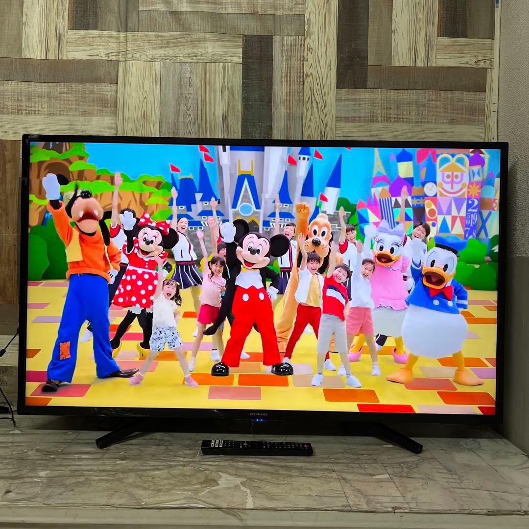 全国送料込❣️フナイ49型液晶4Kチューナー&録画機能内蔵アンドロイドテレビ