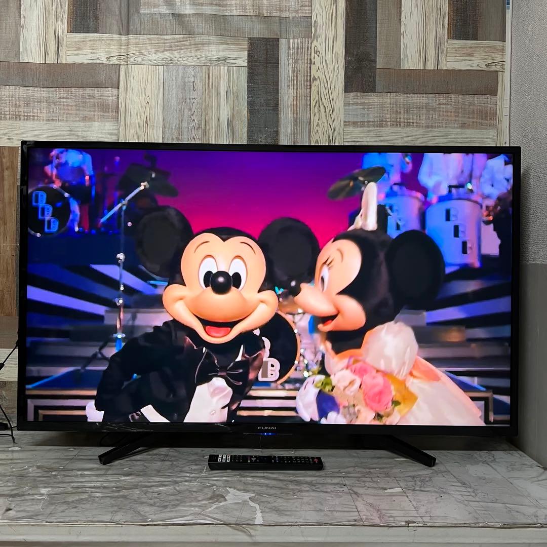 全国送料込❣️フナイ49型液晶4Kチューナー&録画機能内蔵アンドロイドテレビ