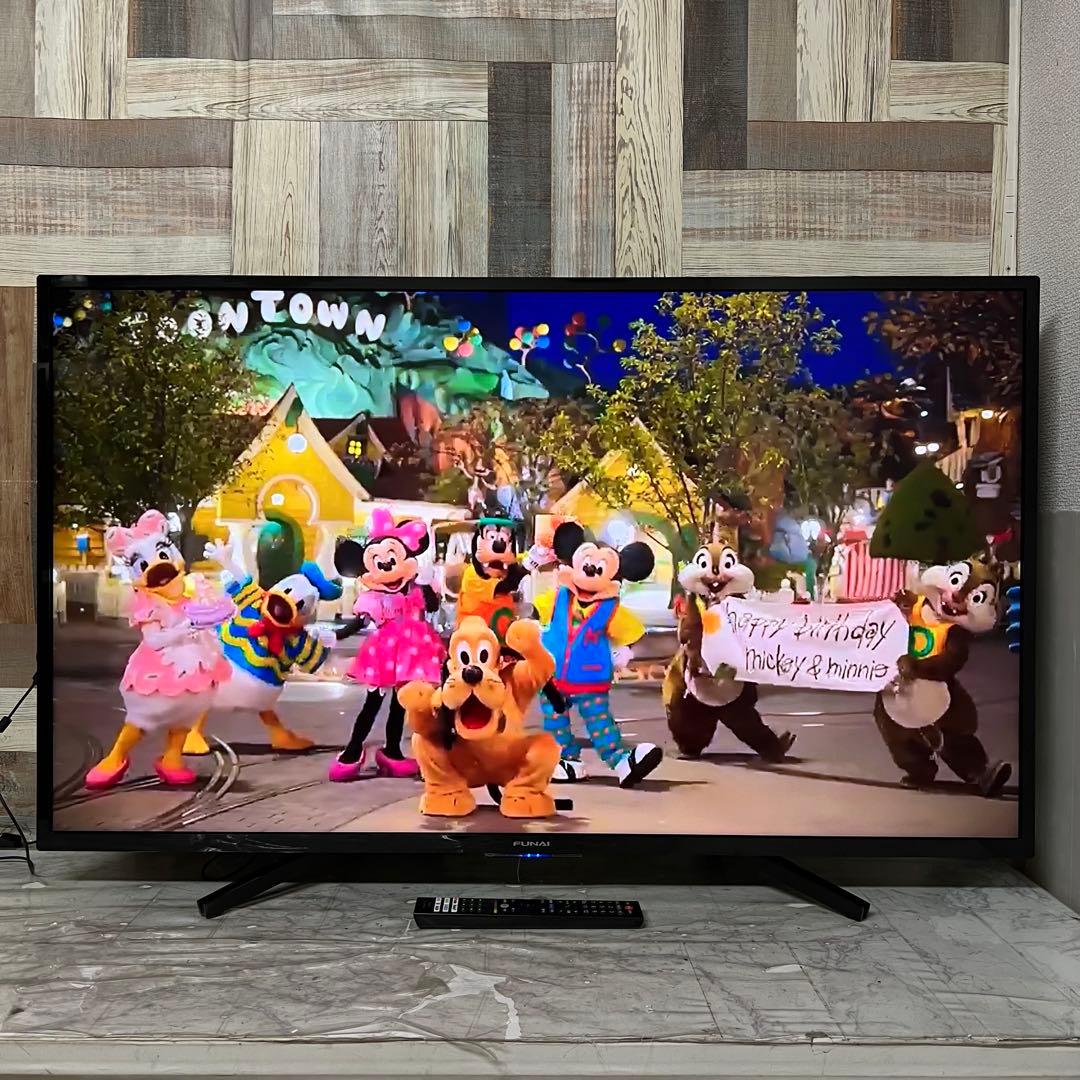 全国送料込❣️フナイ49型液晶4Kチューナー&録画機能内蔵アンドロイドテレビ