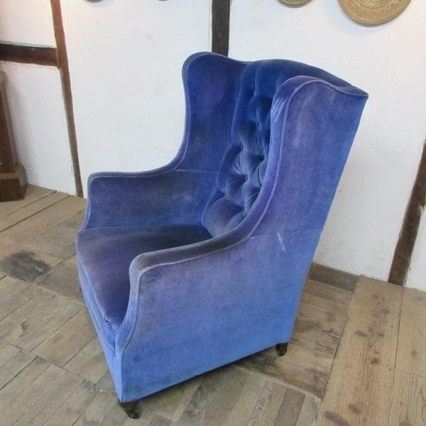 イギリス アンティーク 家具 ソファ 1人掛け 椅子 店舗什器 英国 6194e