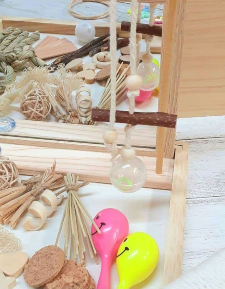 65⭐　インコ　ミラーとフォージングトイセット　⭐バードトイ
