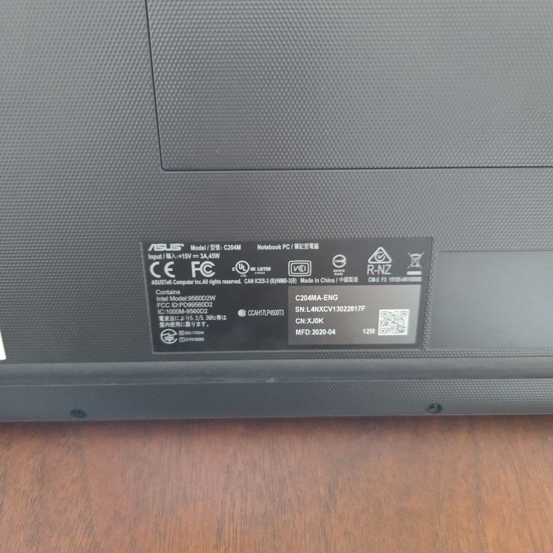 ASUS Chromebook C204MA 英語配列 本体のみ