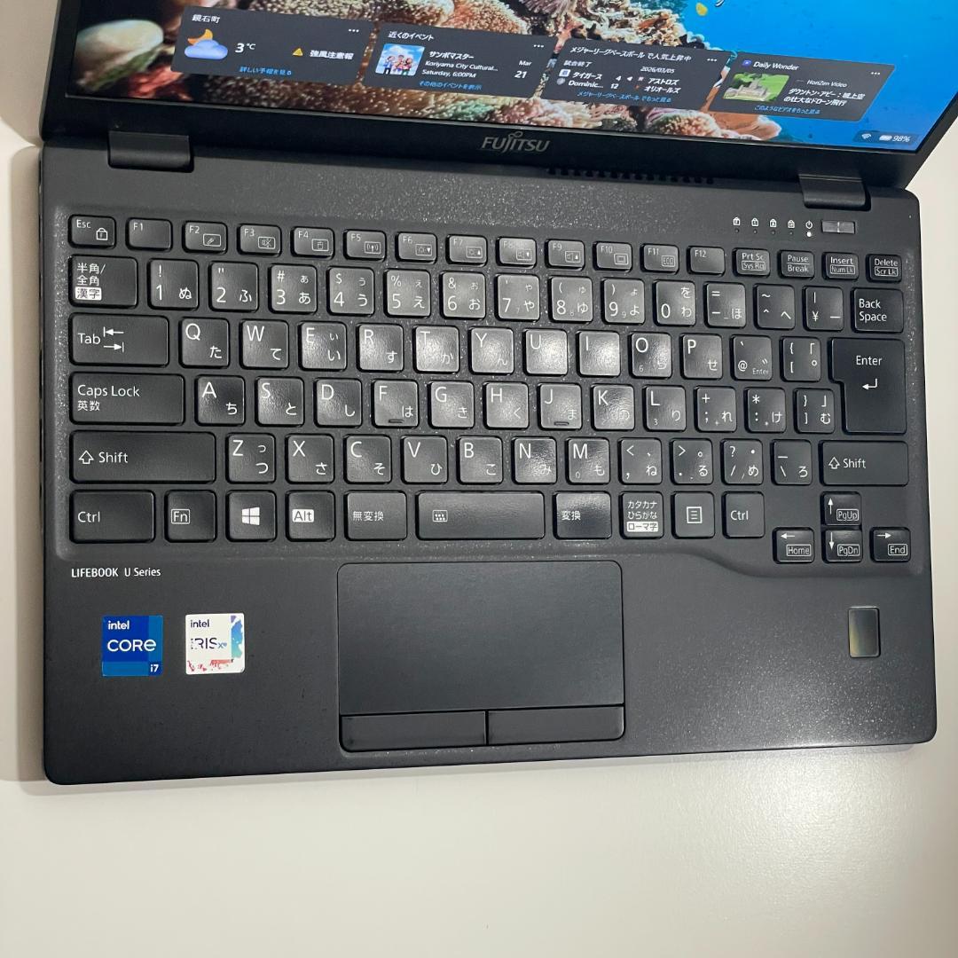 第11世代 i7 LIFEBOOK U9311 ノートPC 薄型 軽量 SSD
