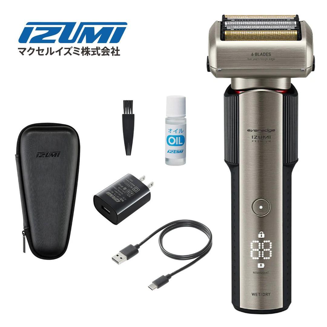 新品 IZUMI シェーバー 6枚刃 IZF-E863R everedge