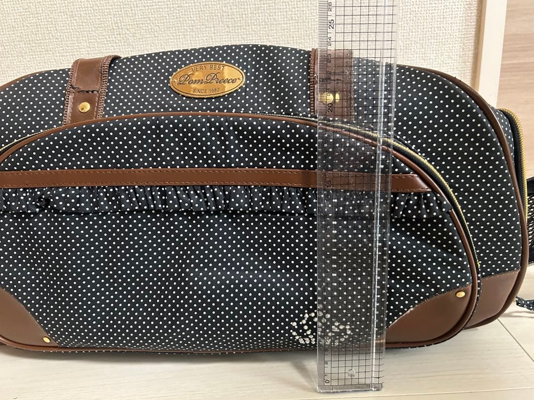 期間限定！ 犬 ポンポリース 水玉 キャリーバッグ M