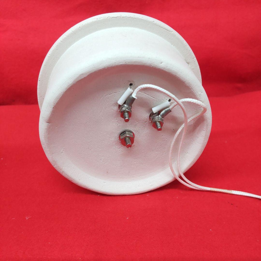 茶道具☆電熱&電気涼炉　牡丹型押紋　未使用長期保管品　動作確認済