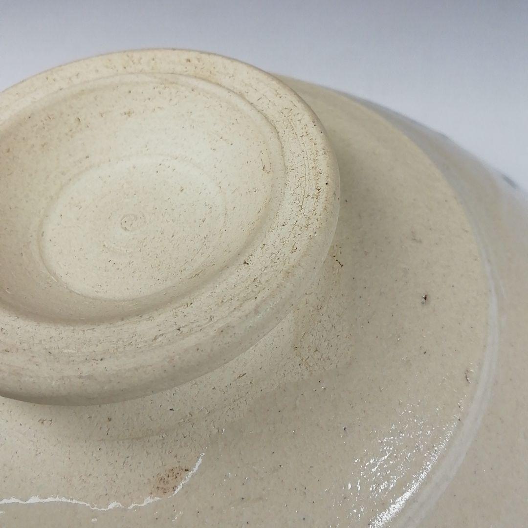 Ｔ７５　茶碗　『弥七田織部　平茶碗』『川本了生』　共箱　抹茶碗　茶道具