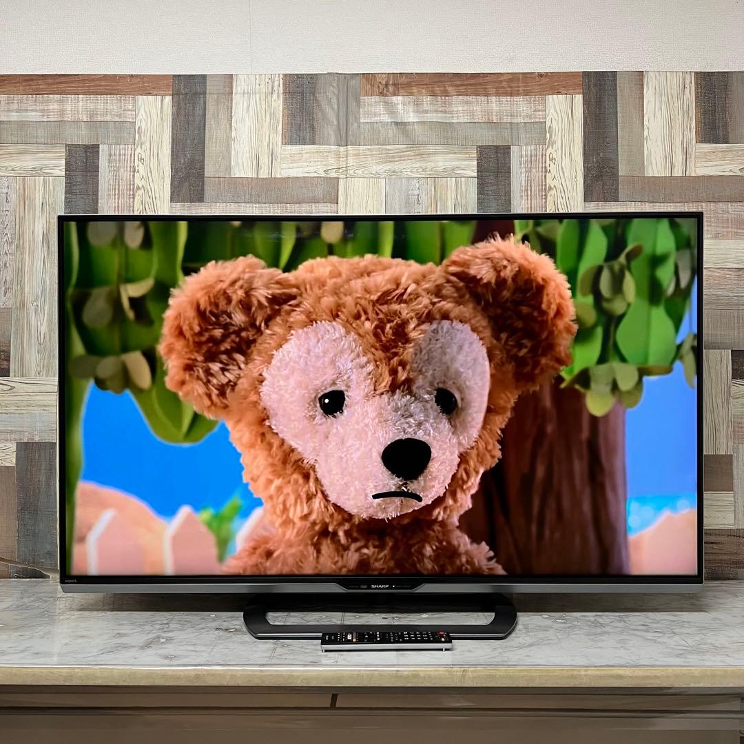 全国送料込❣️シャープ52型4K液晶テレビYouTube.Netflix視聴