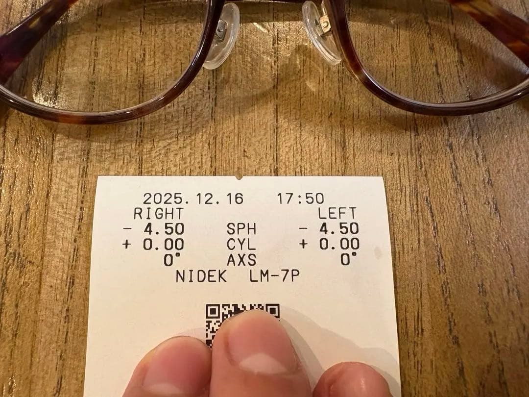 ⭐︎セルロイド 鯖江メガネ⭐︎JINS⭐︎ MADE IN JAPAN 両目-4.5