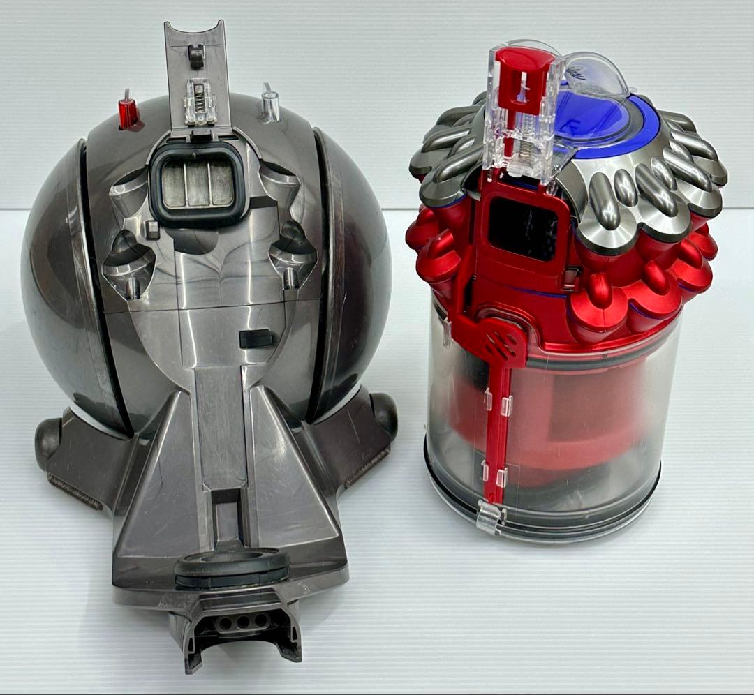 動作保証品　中古　赤　ダイソン　CY25 掃除機　本体のみ　ダストケース付き