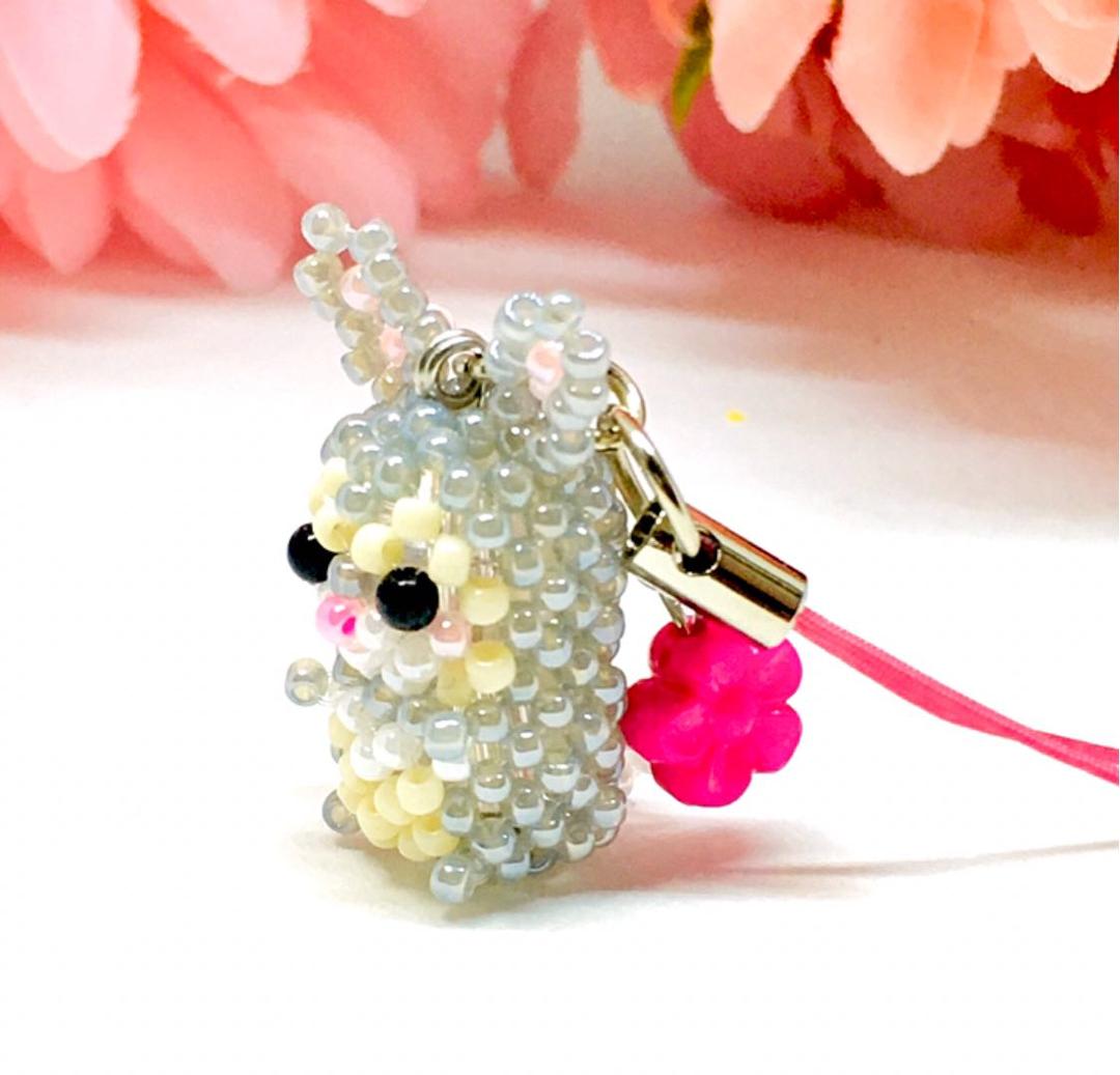 ★専用品★うさぎ(男の子)ビーズマスコット☆ストラップ☆Si☆チャーム☆
