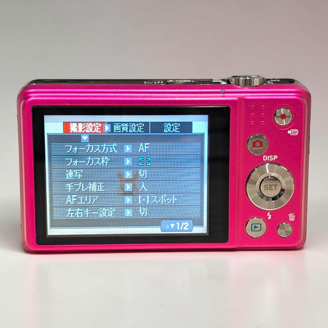 バッテリー新品 動作確認済 CASIO EX-ZS150 デジカメ ピンク充電器