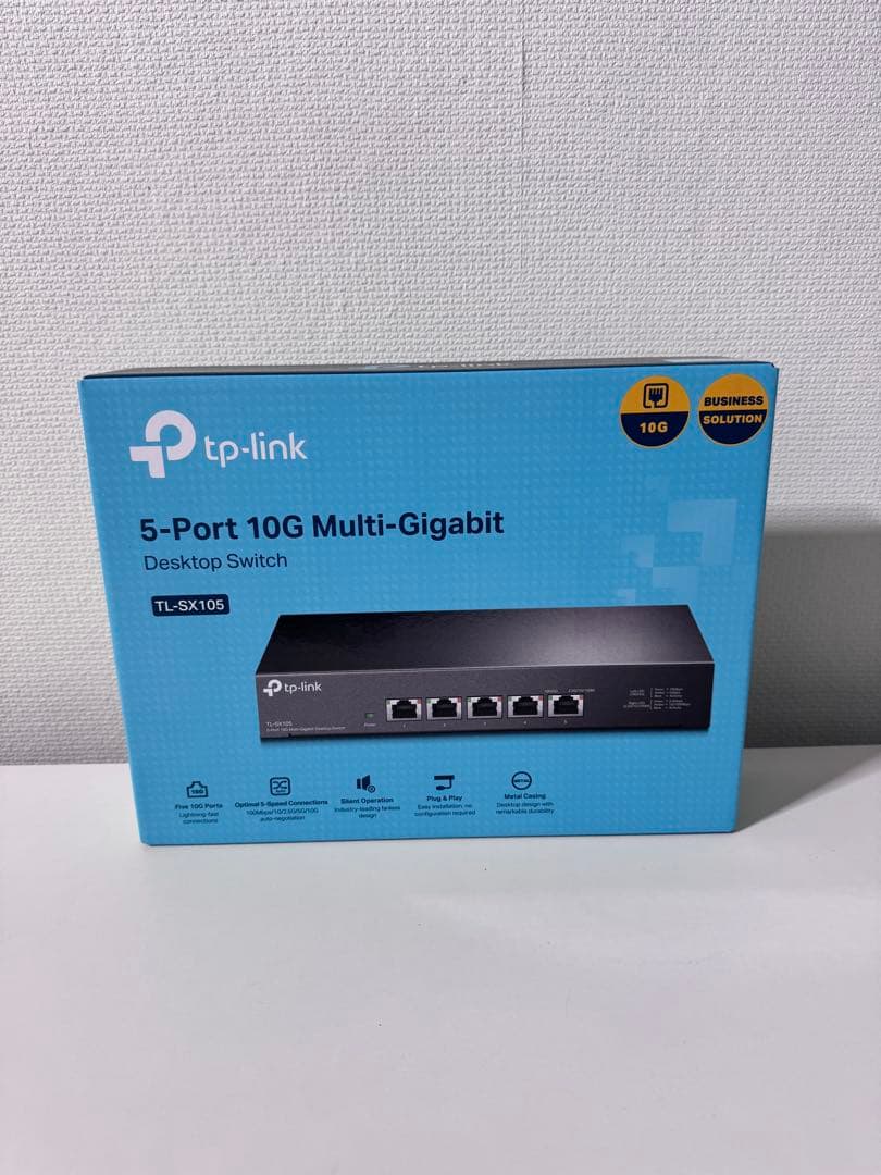 TP-Link 10G スイッチングハブ TL-SX105 10ギガ 5ポート