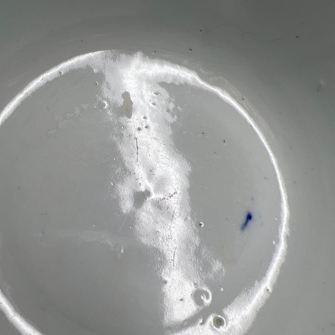 中国清時代　青花鉢　口径約11.5㎝　東Y8-0331☆2Fタトカ