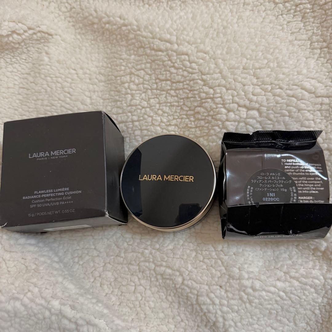 LAURA MERCIER クッションファンデーション ケース付き本体1N1