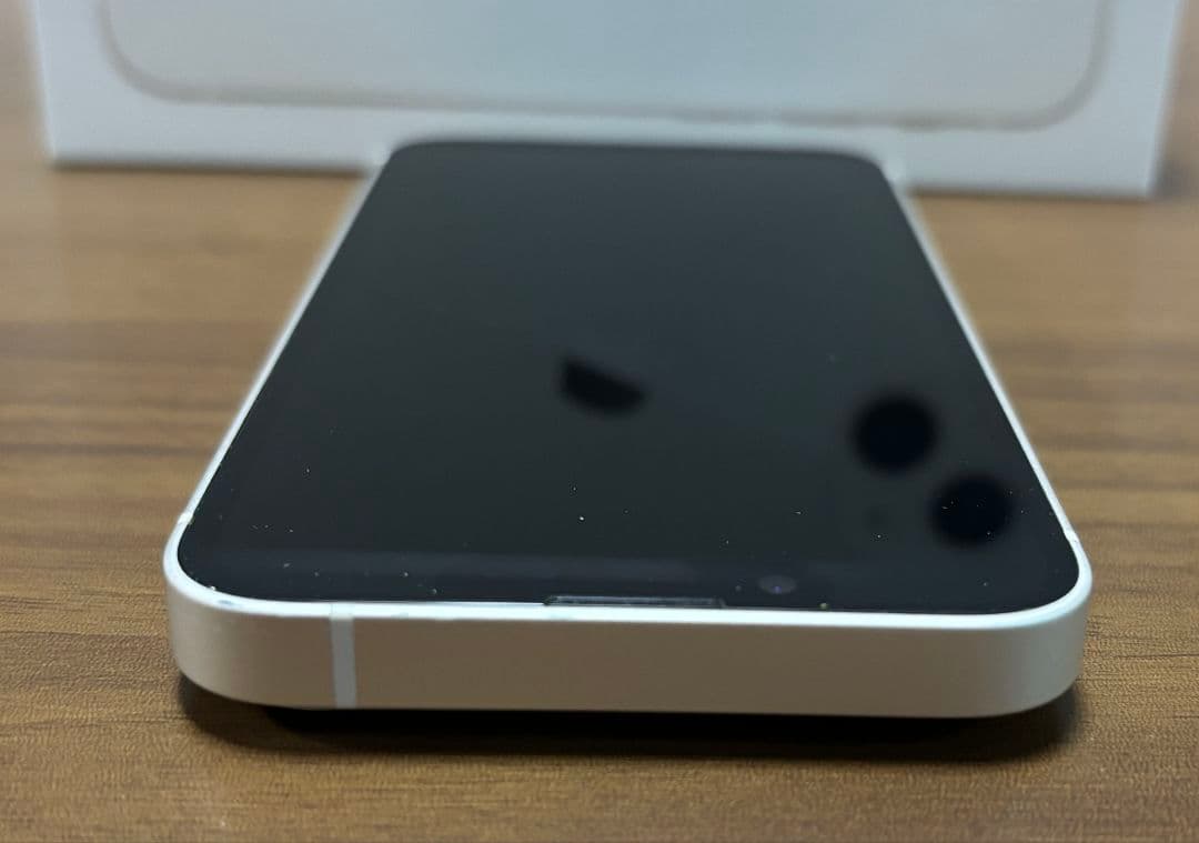 iPhone13mini 128GB 白 バッテリー91% iFace付 美品