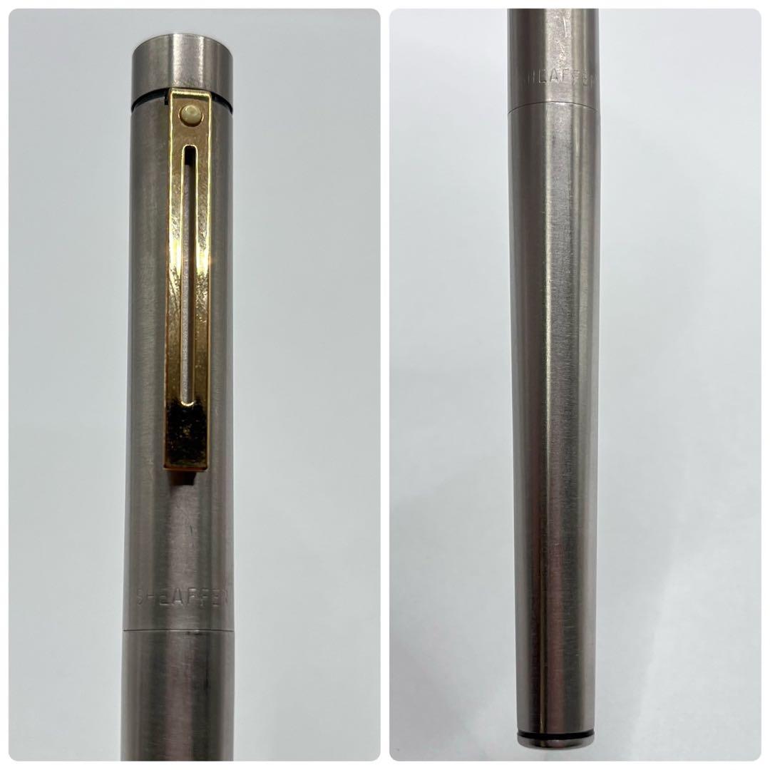 Sheaffer シーファー　14K ステンレススチール製　万年筆 585
