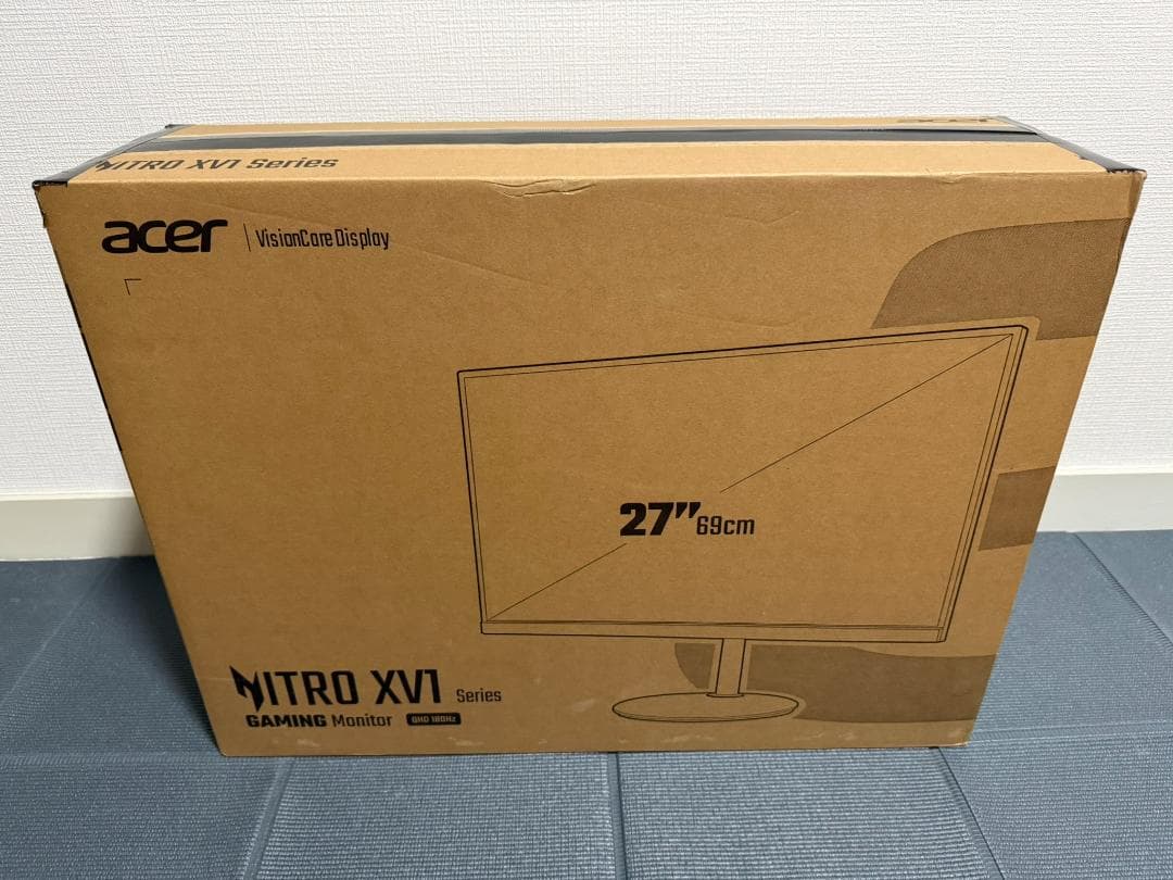 【美品】Acer Nitro ゲーミングモニタ 27インチ WQHD 180Hz