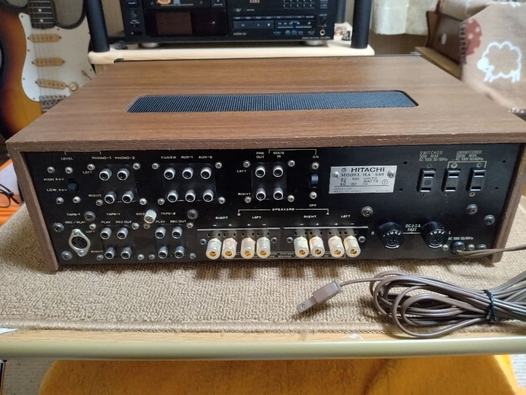 整備済 日立 HITACHI Lo-D HA-660 プリメインアンプ 動作良好