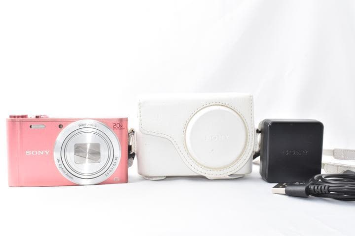 【ケース付き】ソニー SONY Cyber-shot DSC-WX350 ピンク