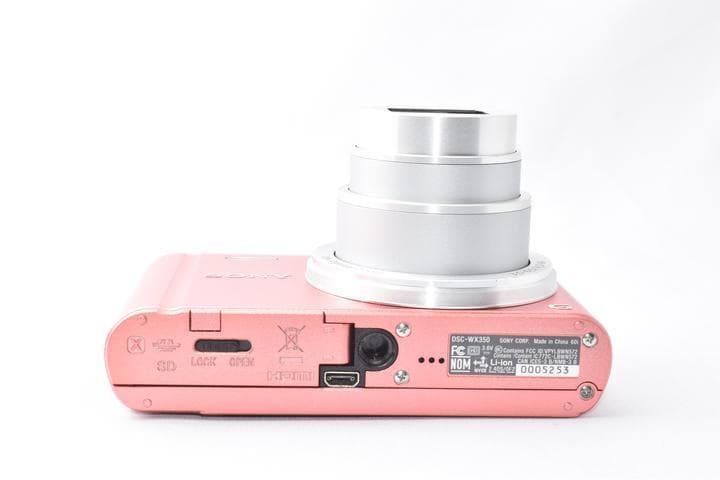 【ケース付き】ソニー SONY Cyber-shot DSC-WX350 ピンク