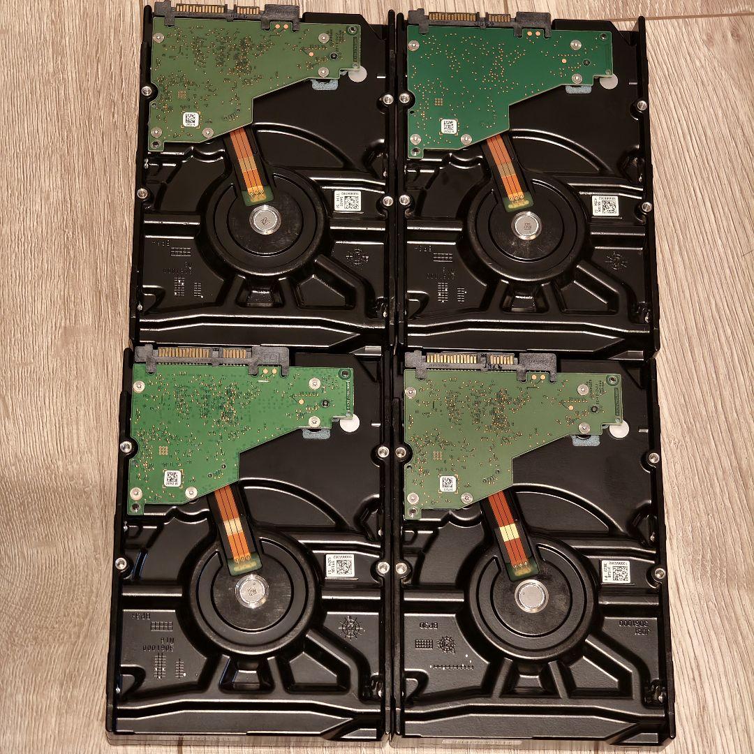計16tb 1万時間↓ SeagateExos 7E10 4TB×4 台数調整〇