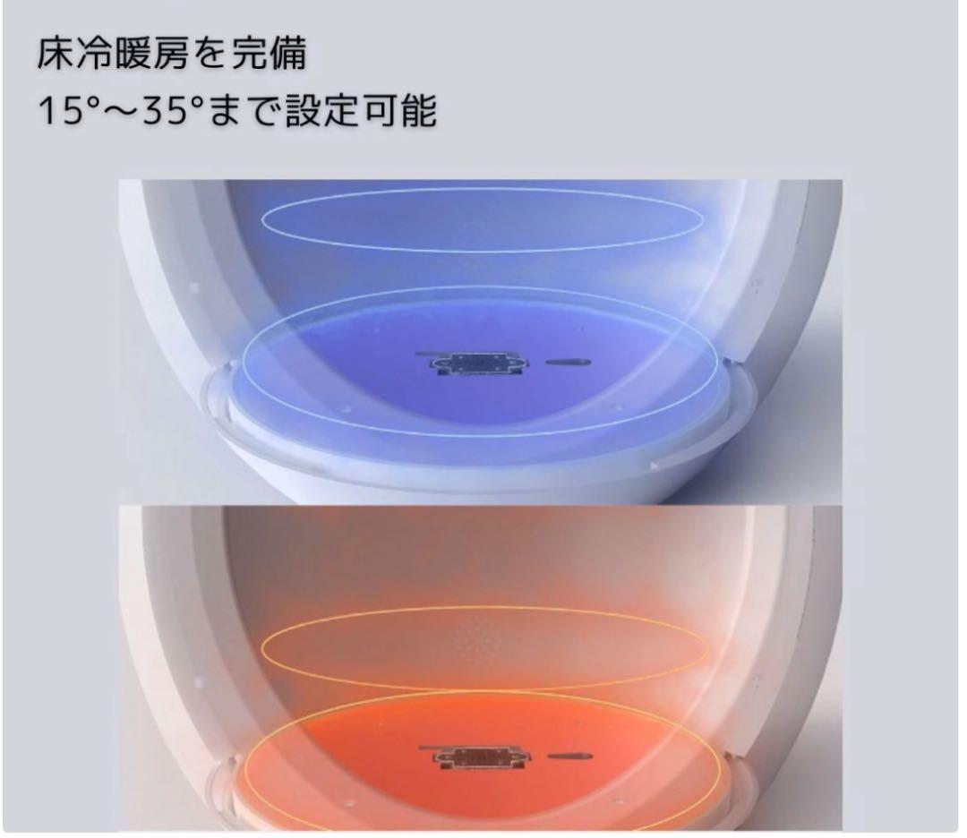 値下げ！ほぼ新品　petyes 床冷暖房ペットハウスホワイト　使用1ヶ月