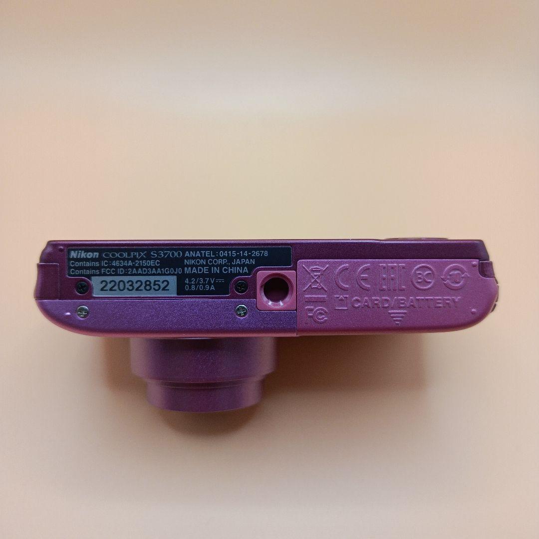 【美品】Nikon COOLPIX S3700 デジカメ ピンク