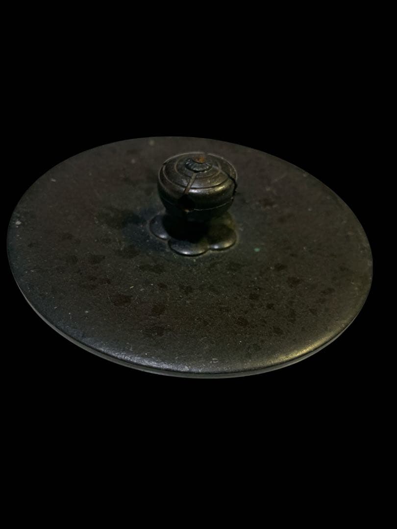 【美品】茶飯釜 茶事 茶道具 時代名品 鉄製