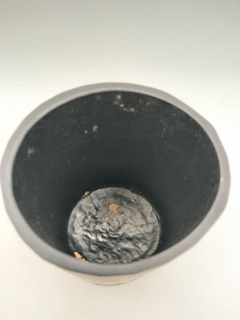 c918 竹花入 さざえ 白竹 手付 紙箱 茶道具 古物