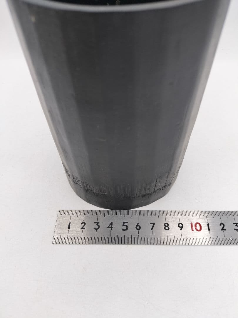 c918 竹花入 さざえ 白竹 手付 紙箱 茶道具 古物