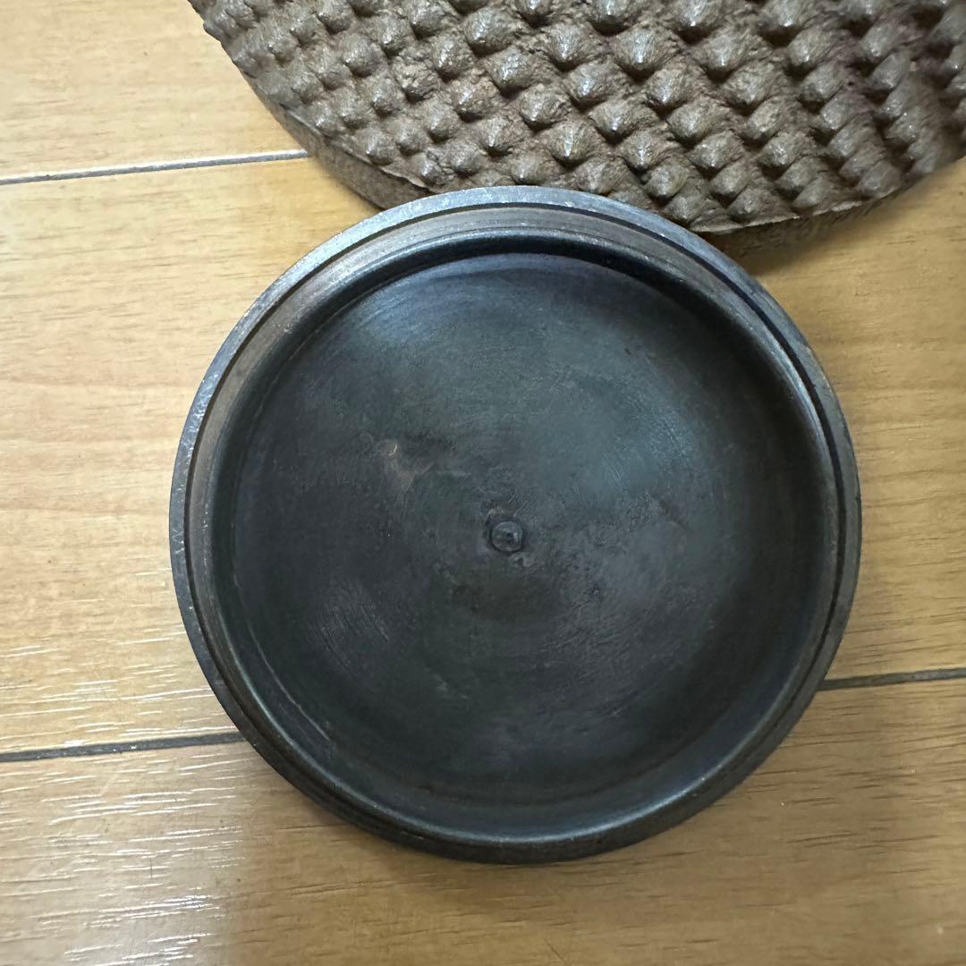 光玉堂 模様 鉄瓶 鬼霰紋