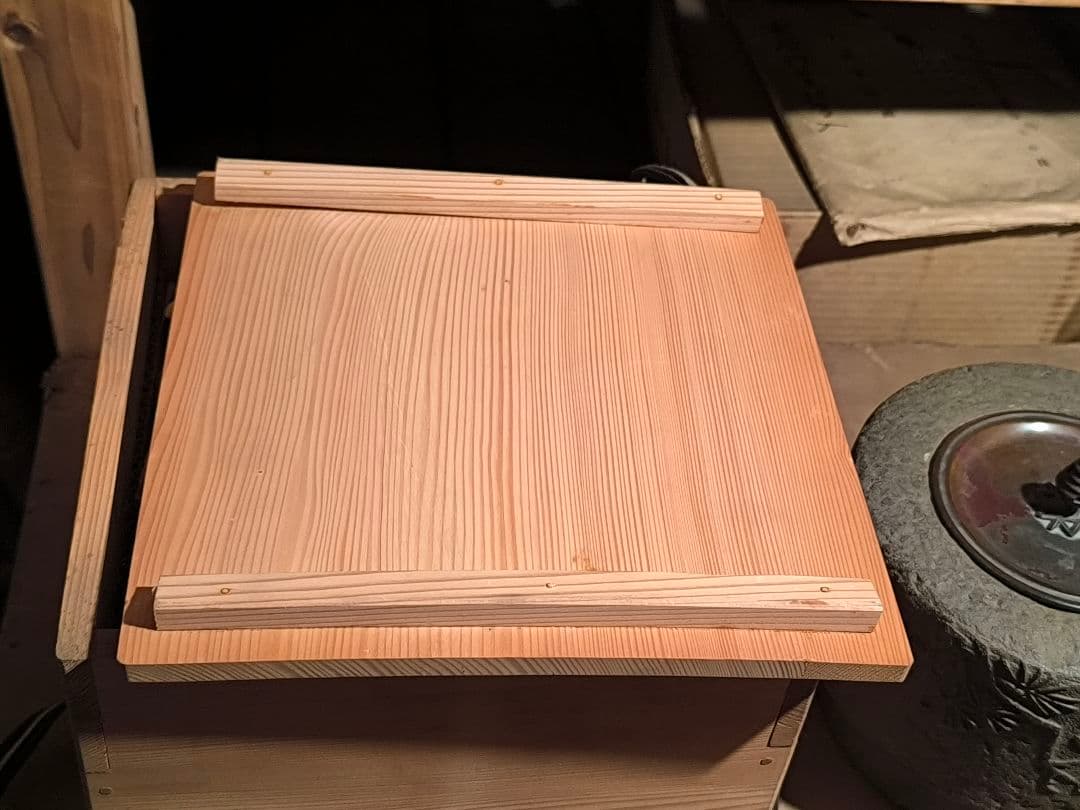 茶道具 廣口釜 松地紋（萬里松風）共箱付き